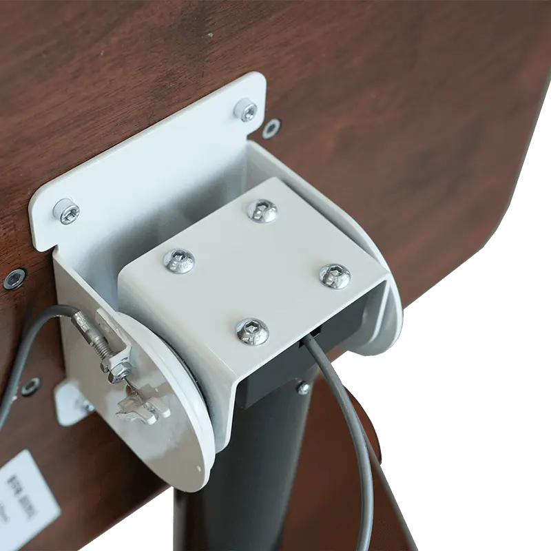 SK06 Adhmad Soladach Walnut Aeroibrithe Deasc Tilting Inchoigeartaithe Airde