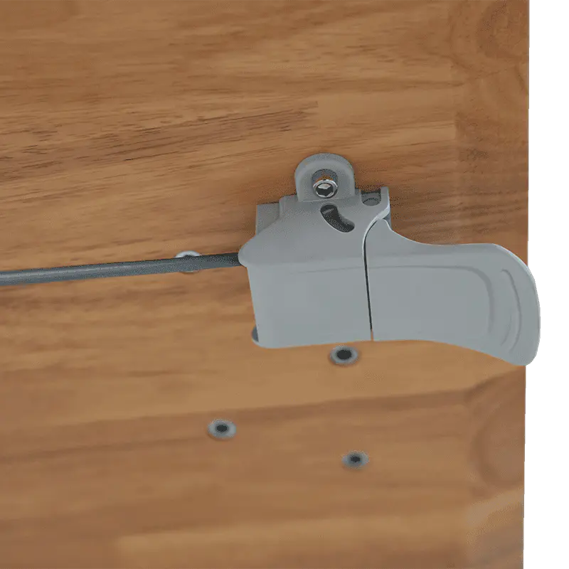 SK06-01 Deasc Aeroibrithe Airde-Choigeartaithe Stíl Adhmaid