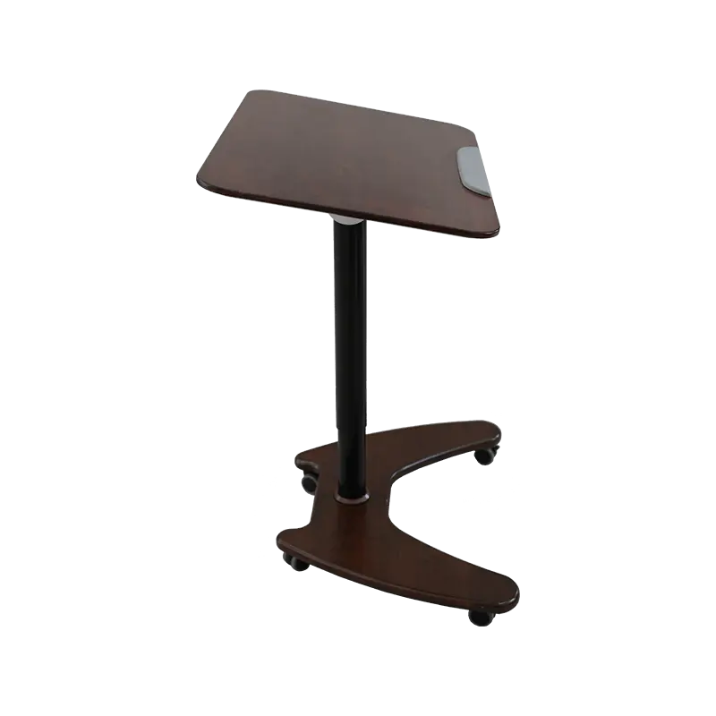 SK06 Adhmad Soladach Walnut Aeroibrithe Deasc Tilting Inchoigeartaithe Airde