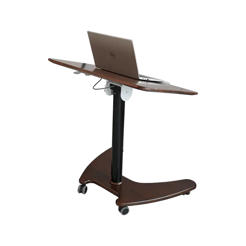 SK06 Adhmad Soladach Walnut Aeroibrithe Deasc Tilting Inchoigeartaithe Airde