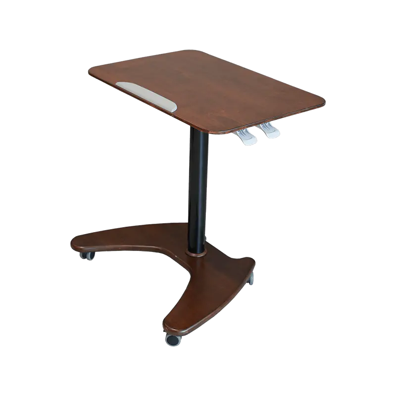 SK06 Adhmad Soladach Walnut Aeroibrithe Deasc Tilting Inchoigeartaithe Airde