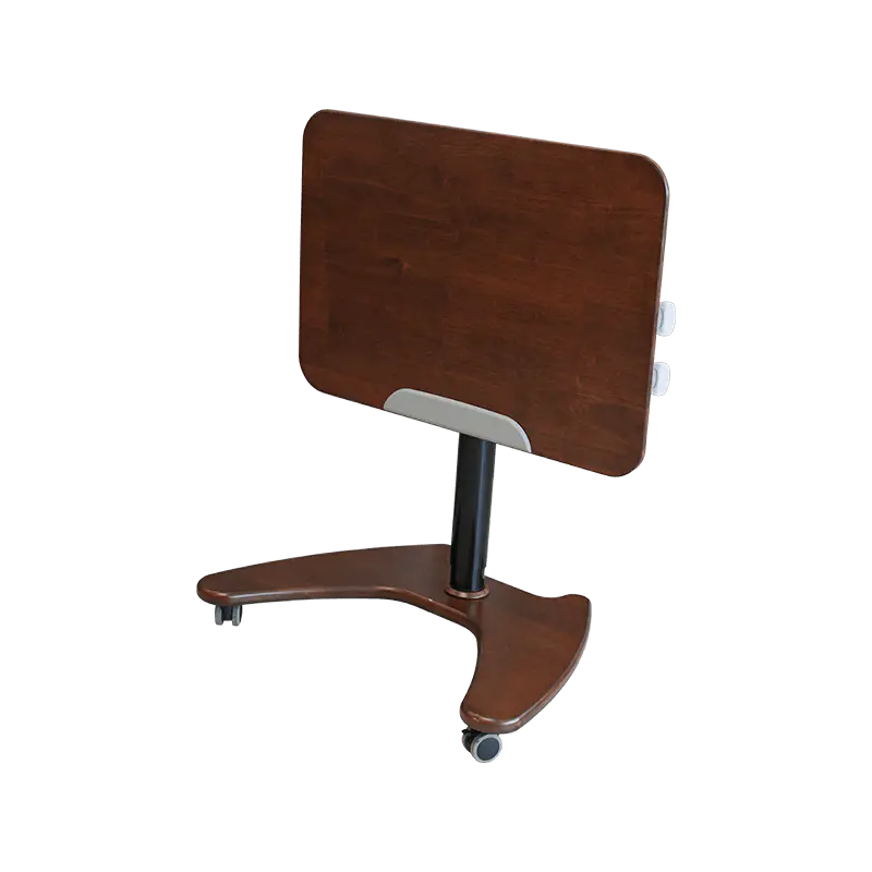 SK06 Adhmad Soladach Walnut Aeroibrithe Deasc Tilting Inchoigeartaithe Airde