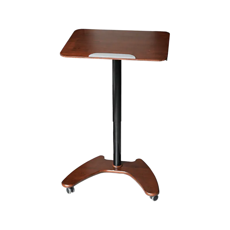 SK06 Adhmad Soladach Walnut Aeroibrithe Deasc Tilting Inchoigeartaithe Airde